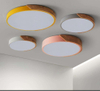 Moderne opbouw slaapkamer woonkamer Home verlichting rond roze zwart plafondlamp, led-plafondlamp, led-plafondlamp