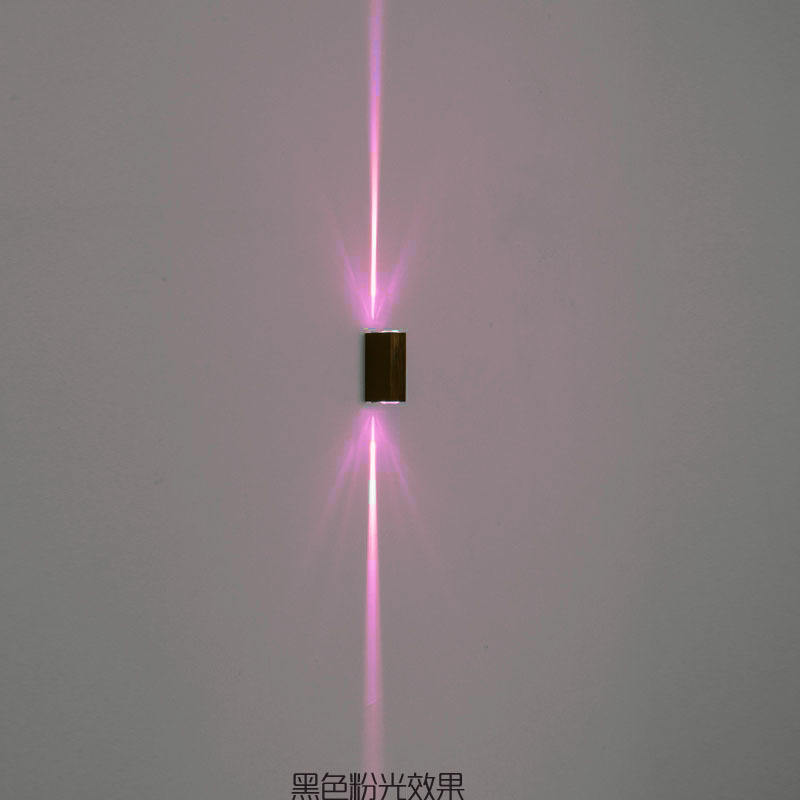 6W moderne led zwarte shell beam light waterdichte wandlamp en nachtlampje voor buiten op en neer wandlampen voor thuis
