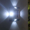 4 LED Solar Lamp IP65 Waterdichte Outdoor Light Binnenplaats Wandlamp voor Tuin En Villa Decoratie Stap Licht