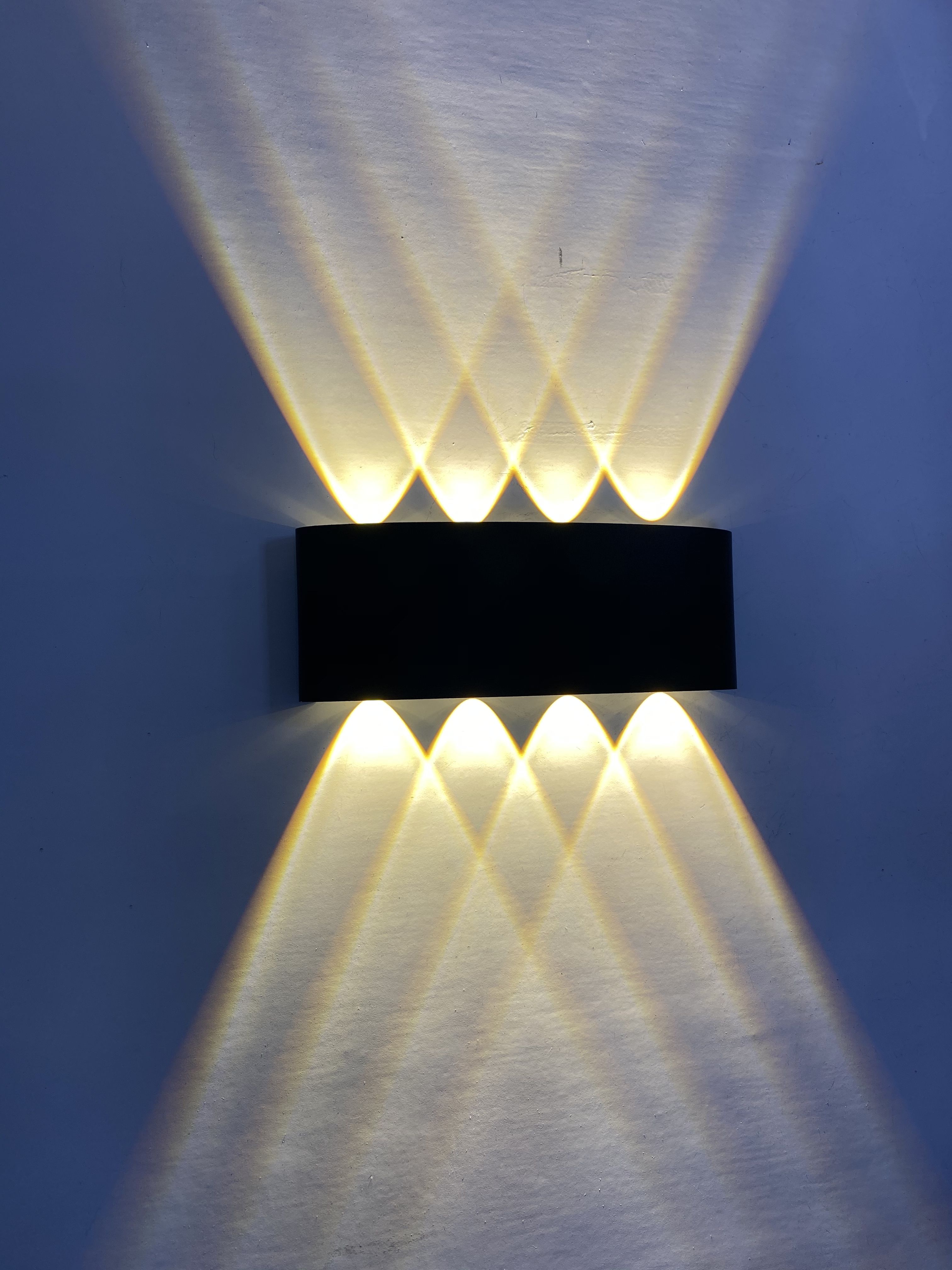 APP Afstandsbediening 6W 8W LED Up down wandlamp RGB slaapkamer nachtkastje decoratie wandlamp AC85-265V industriële project verlichting
