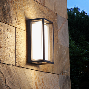 Acryl Moderne Minimalistische LED Wandlamp Waterdicht IP65 9W Indoor Outdoor LED Wandlamp voor Tuin Straatverlichting Abstract