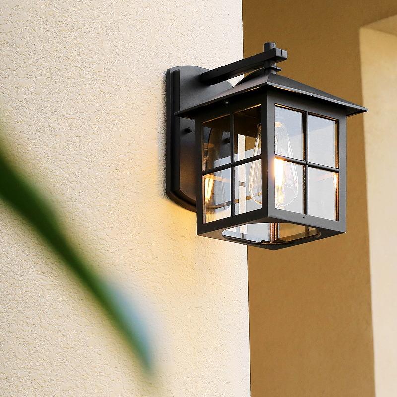 Populaire Europa Vierkante Pijler Lamp Outdoor Retro Waterdichte Kolom Licht Tuin Balkon Villa Gemeenschap Gang Chapitar Lampen
