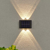 4LED 6LED op en neer zonne-wandlamp buitendecoratie tuin binnenplaats thuis wandlamp waterdicht lichtgevend buiten