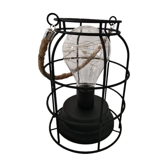 Retro Iron Art Tafellampen Voor Slaapkamer Woonkamer LED Bedlampje Bedlamp Nachtlampje Kerstdecoratie Licht