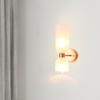 Franse Stijl Kaars Wandlampen Nordic Creatieve Kinder Slaapkamer Nachtkastje Sfeer Lamp Roze Bloemblaadje Meisje Kamer Decor Wandlampen