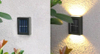 Solar Wandlamp Smart Lamp Outdoor Waterdichte Wandlamp Op en neer Stair Wandlamp Solar Blaker Nachtlampje