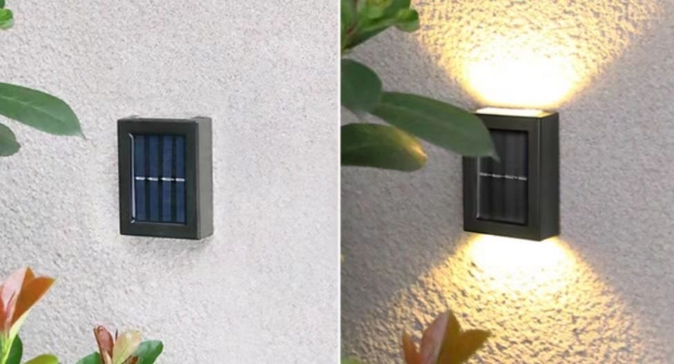 Solar Wandlamp Smart Lamp Outdoor Waterdichte Wandlamp Op en neer Stair Wandlamp Solar Blaker Nachtlampje