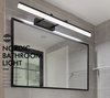 LED-verlichting Aluminium spiegelkoplampen 9 W instelbare hoek draaibaar drie kleurtemperatuur wandlampen badkamerverlichting voor binnen
