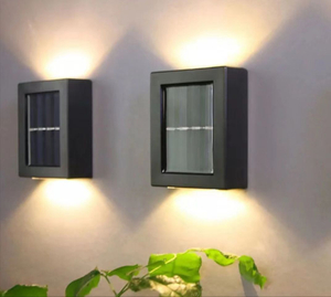 wandlamp op zonne-energie Smart lamp Outdoor Waterdicht voor garde op en neer trap wandlamp zonne-sconce nachtlampje Solar Wall Washer
