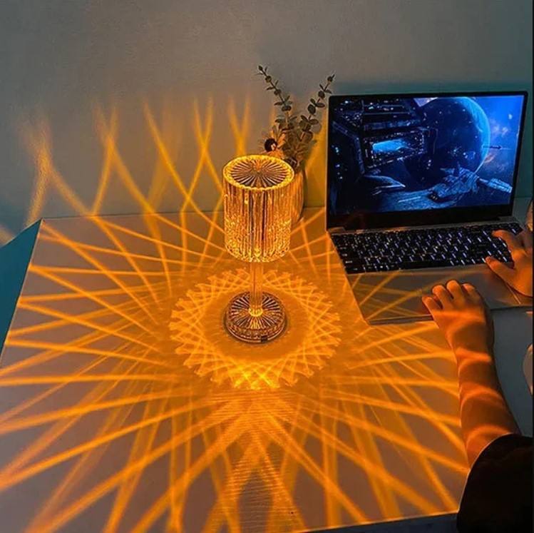 Creatieve 3D Nachtlampje Vakantie Cadeau DIY Acryl Tafellamp Camping Licht Speelgoed Kleur Veranderende Tafellamp