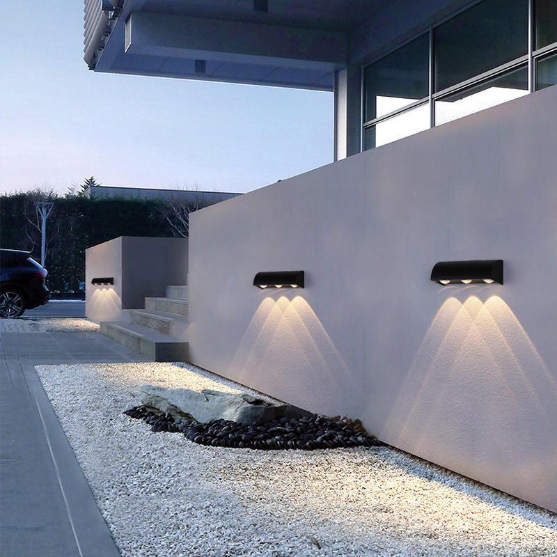 3W 6W Moderne eenvoudige outdoor waterdichte IP65 LED wandlamp binnenplaats lampen tuin wandlamp fabrieksprijs