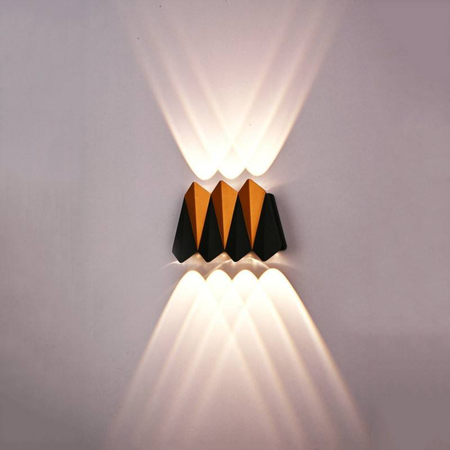 LED Outdoor Waterdichte Wandlamp Moderne Creatieve IP65 Hotel Villa Woonkamer Achtergrond Wandlamp