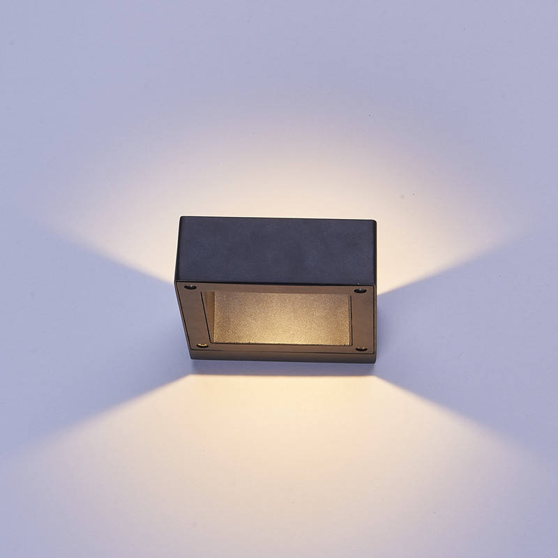 Led Veranda Licht Waterdicht Outdoor 6W 12W Zwart Aluminium Wandlamp Tuin Binnenplaats Gang Balkon Blaker Licht AC110V/220V