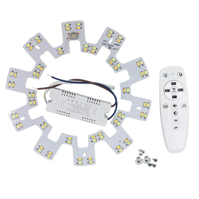 Smart 2.4G Plafond Kroonluchter Led 5730 Smd Chip Vervanging Lichtbron Oppervlak Met Afstandsbediening Voor Woonkamer keuken