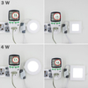 Ultra Dunne Led-paneel Downlight echte volledige watt 3W 4W 6W 9W 12W 15W 18W 24W Ronde/Vierkante LED Plafond Inbouwlamp