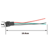 JST SM 3 Pins/kop Male naar Female Plug/Wire Quick Connector voor WS2812B RGB LED Strip