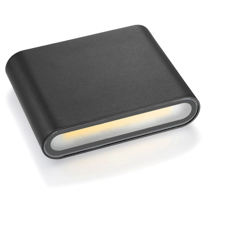 Goed ontworpen wandlamp vierkant 6W op en neer buitenlicht geleid met fabrieksgroothandelsprijs waterdichte verlichting