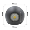 NIEUW Collectie Ball Lights Outdoor Down Light Multi-color Lights Buitenwandlampen Armatuur LED-wandlamp LED-wandlampen