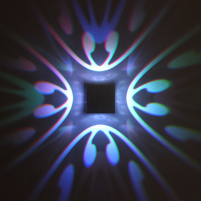Hoogwaardige RGB led-lamp Vierzijdige vlinderwandlamp en binnennachtlampje met fabrieksprijs.