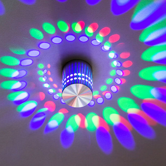 2023 goedkope prijs nachtlampje Spiraalgat RGB LED Wall led decoratieve verlichting