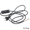 Hot selling Double Button Switch EU Plug Wire met 100% veiligheidsstekker