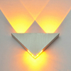 3W 9W moderne driehoek indoor wandgemonteerde LED-wandlamp voor thuis, aluminium voor huisdecoratie