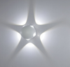 10W creatieve ronde LED-buitenwandlamp Corridor Vijfzijdige lichtgevende wandlamp