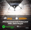 100 LED Solar Wandlampen Outdoor Solar Lamp Bewegingssensor Zonne-energie Zonlicht Straatlantaarn voor Tuinverlichting