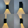 Waterdichte IP65 Moderne Led Wandlamp 12W Dimbare Led Trap Blaker Licht Voor Woonkamer Gang Achtergrond Licht AC85-265V
