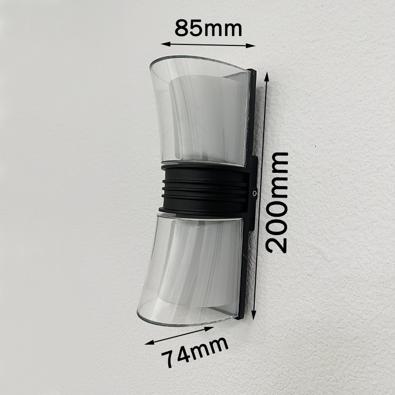 9W APP Controle RGBW Home Bar Hotel Decoratieve Wifi Smart APP Wandlampen Outdoor LED Wandlampen