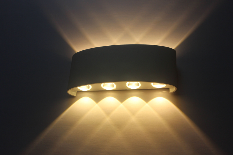 8W goedkope fabrieksprijs wandlamp omhoog en omlaag nachtlampje wandlamp ijdelheid licht voor 100% veiligheid Europees-Amerikaanse stijl