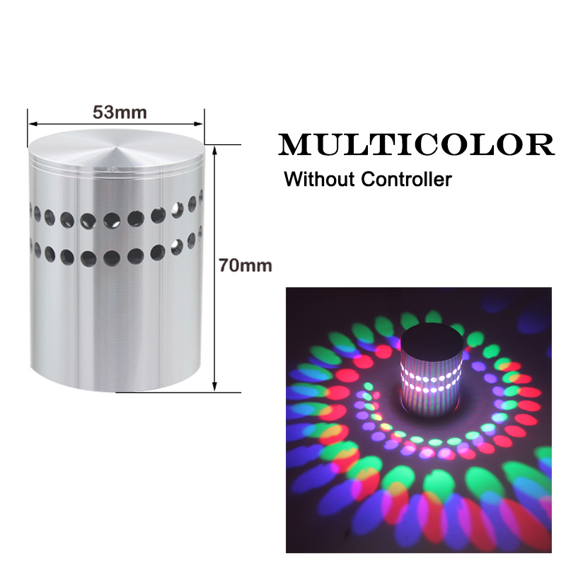 3W 1W LED Wandlamp Spiraal Slaapkamer Nachtkastje Wandlamp Indoor Led Blaker Armatuur Woonkamer Decoratie