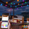 LED Solar String Lights Kerstdecoratie Gloeilamp IP65 Waterdichte Patio Lamp Holiday Garland Voor Outdoor Tuinmeubelen