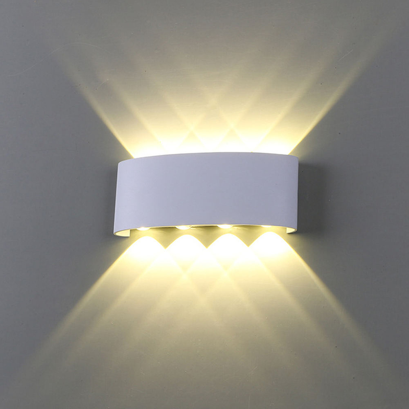 2023 Industriële Decoratie 6W/8W IP65 Waterdichte Outdoor Led Wandlamp Wandlamp Up En Down Wandlamp wandlamp