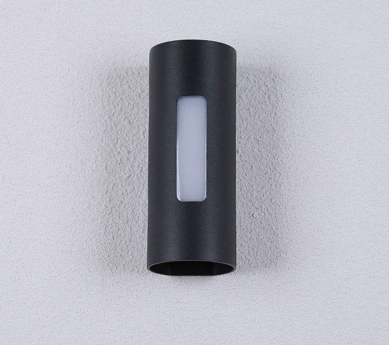 Zwart Wit Decoratie Applique Murale Led Vierkant Rond Op en neer Licht Ip65 Waterdicht Naast Led Cilinder Licht Wandlamp