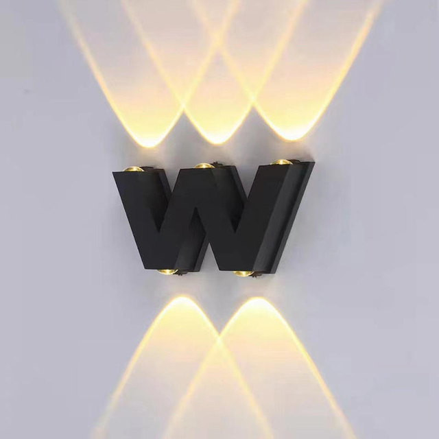 Led buiten wandverlichting Moderne led buiten wandlampen Aanpasbare privélamp