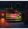 Nieuwe trapeziumvormige solar wandlamp up en down wandlamp buiten IP65 waterdichte lamp voor binnentuin