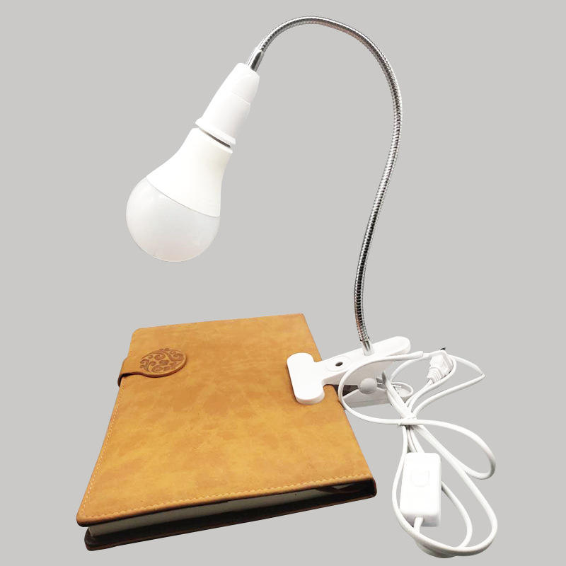 360 Graden Flexibele Bureaulamp Houder E27 Base Light Socket Zwanenhals Clip-On Kabel met Aan Uit Schakelaar Plug voor Nachtlampje