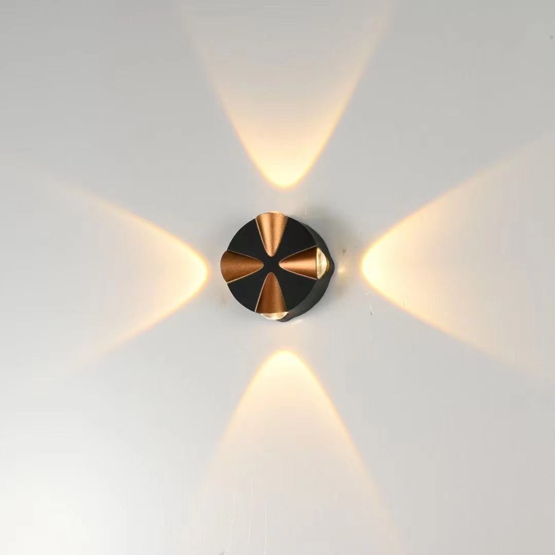 Buiten Waterdichte Vochtbestendige Wandlamp Buiten Aluminium Binnenplaats Terras Gangpad Trappenhuis Gangpad Lamp