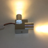 2023 Nieuwe Opknoping Wandlamp Moderne Headboad Wandmontage Licht Geborsteld Nikkel Decor Hotel USB Wandlamp Bocht Metalen aangepaste Lichtgevende