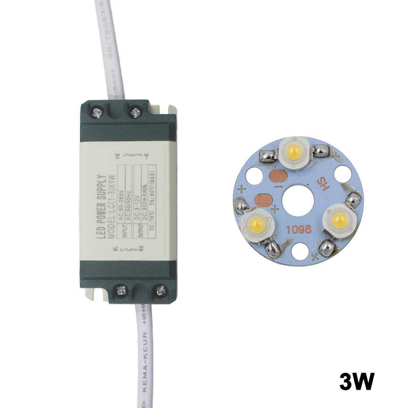 24W LED lamp spotlicht Star high power spaanplaat paneel LED plastic shell voeding driver