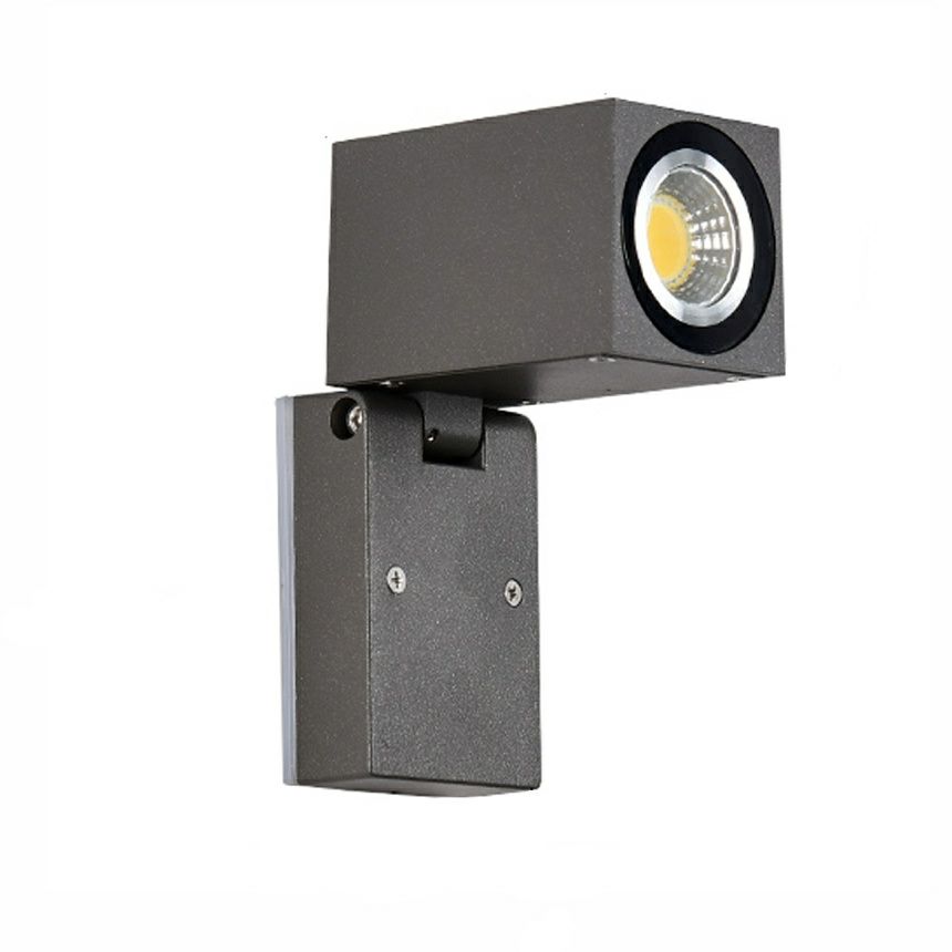Outdoor Waterdichte Wandlamp Verstelbare Hoek Vierkante Wandlamp Menselijk Lichaam Inductie Muur Tuin Villa Inductie Spotlight