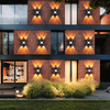Hot Double Head Lampen Outdoor Waterdichte Blaker Voor Slaapkamer Gang Keuken Verlichtingsarmatuur LED Wandlamp Up En Down Outdoor schansen
