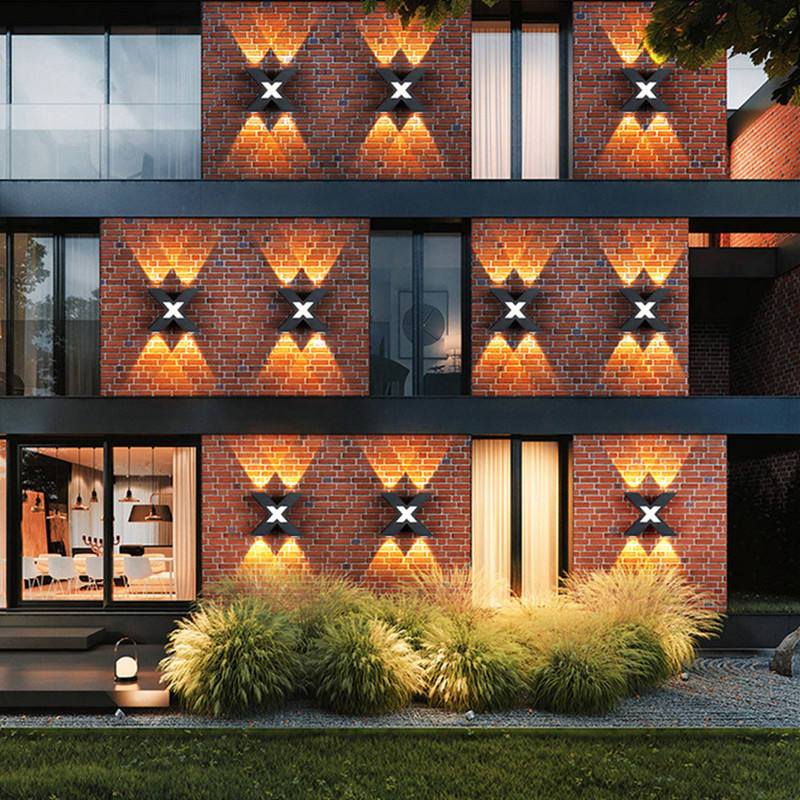 Hot Double Head Lampen Outdoor Waterdichte Blaker Voor Slaapkamer Gang Keuken Verlichtingsarmatuur LED Wandlamp Up En Down Outdoor schansen