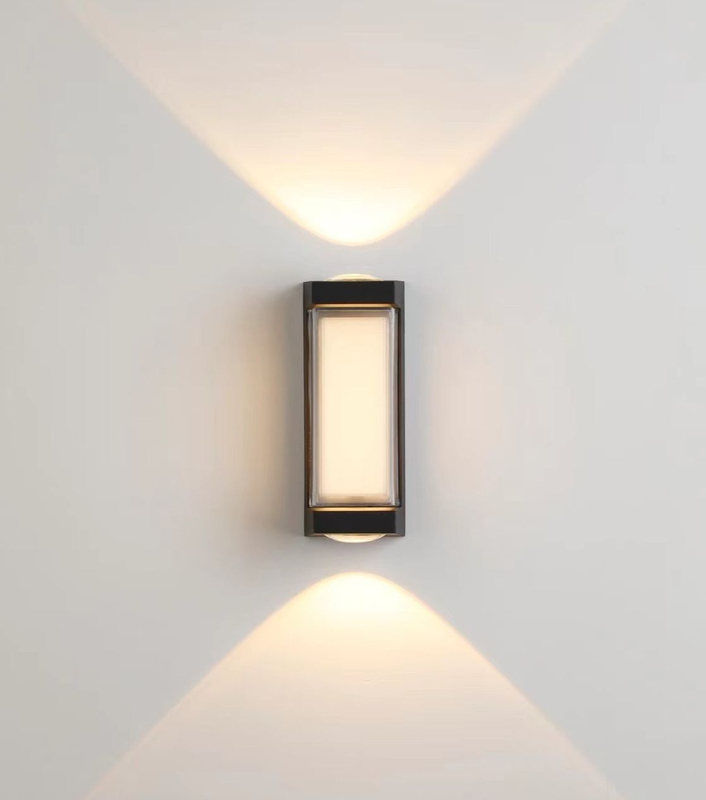 Waterdichte led-wandlamp decoratieve tuinverlichting aluminium op en neer buiten wandlamp led-wandlamp gemonteerd