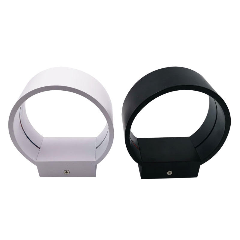 5W AC85-265V Indoor Circle Wandlamp RGB met Controller voor Indoor Decorating Brighten Lights