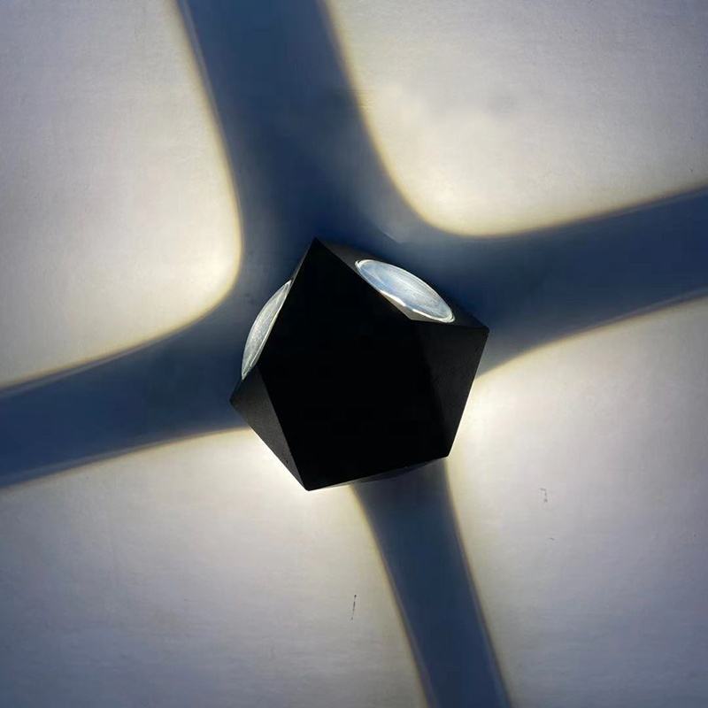 China fabricage thuis externe 3000-6000 k 12 W Diamantvorm indoor IP65 decoratie led wandlamp buiten Bron fabrikant