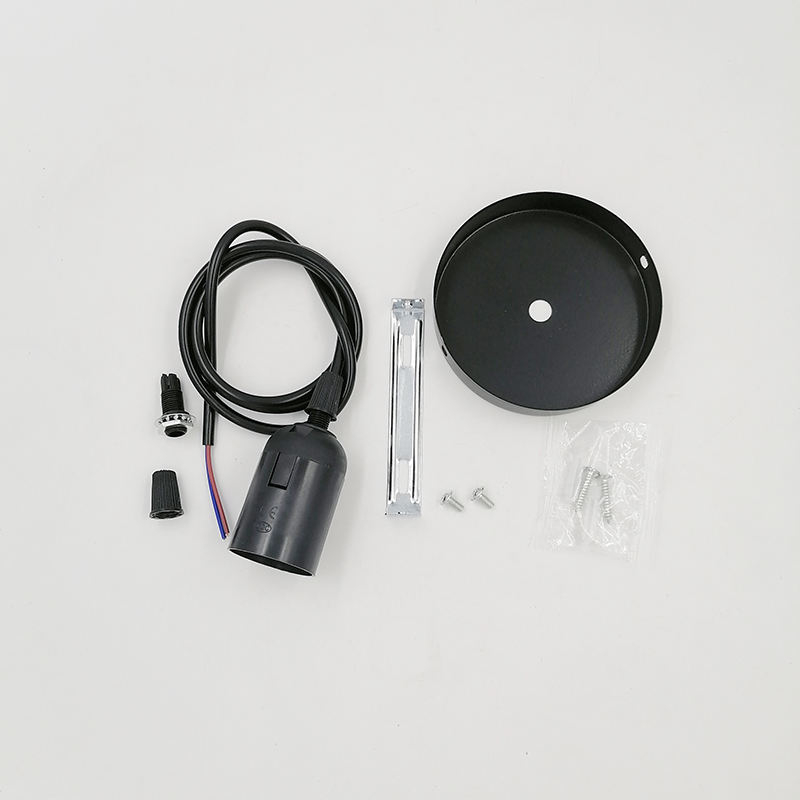 E27 schroef opknoping kroonluchter hoofd lamphouder met draad kroonluchter draad set diy retro kroonluchter accessoires 0.5/1.8/2/3/4M