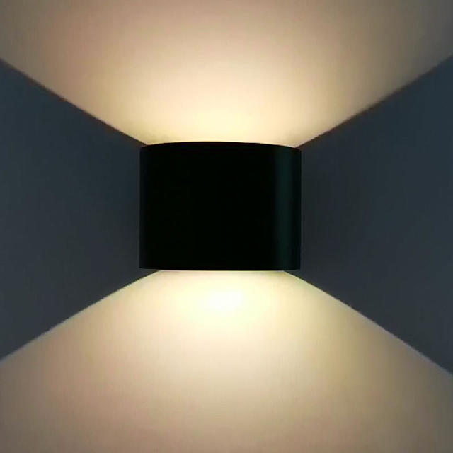 Waterdichte halfronde design led-wandlamp 6W buitenverlichting met fabrieksprijs armaturen schansen lichte lamp
