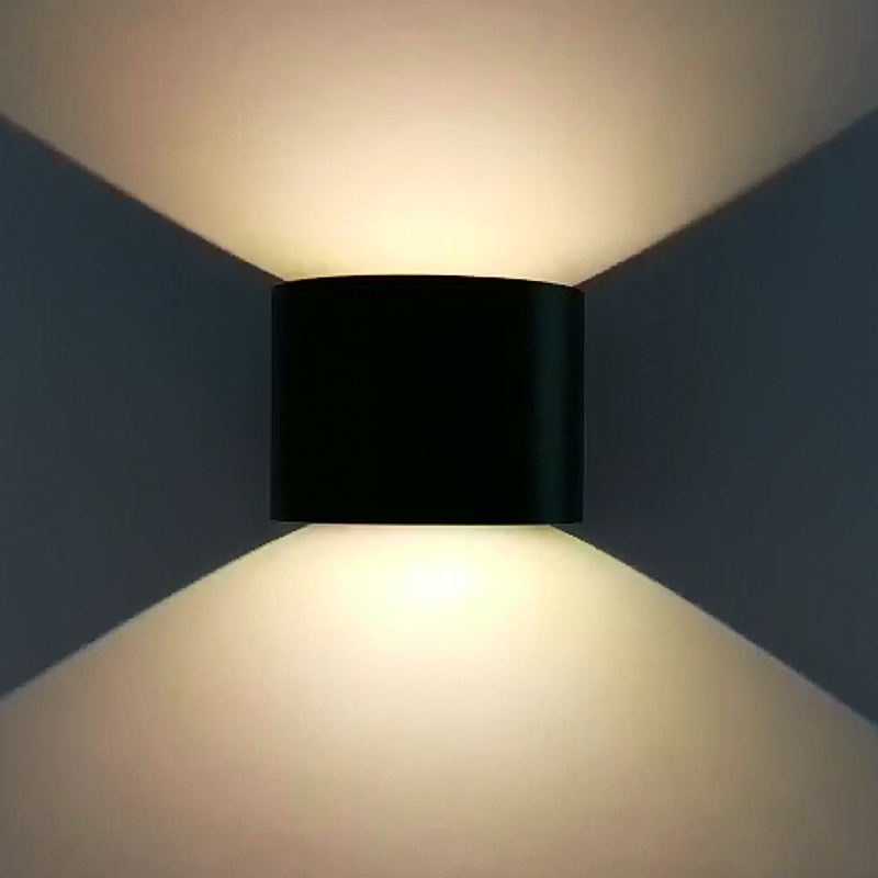 Waterdichte halfronde design led-wandlamp 6W buitenverlichting met fabrieksprijs armaturen schansen lichte lamp